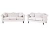 Sofa Set 5-Sitzer SKIEN Samtstoff Hellbeige