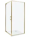 Duschkabine DARLI 80 x 80 x 185 cm Gold