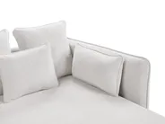 Chaise Longue CHARMES Fabric Light Beige_894552