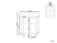 Side Table ELARA Mango Wood White_851884