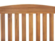 Garden Dining Set 6 Seater JAVA PREMIUM Acacia Wood Blue_1070842
