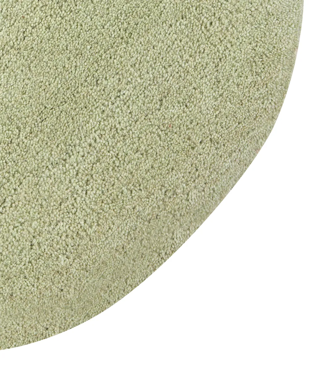 Teppich KOKKINI Hellgrün ø 140 cm Wolle_1059538