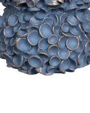 Blumenvase MUZAKI 52 cm Keramik Blau_937215