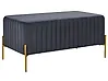 Upholstered Bench UTAH Velvet Black