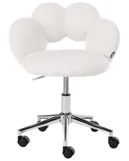 Desk Chair WHIZZY Boucle White_1062602