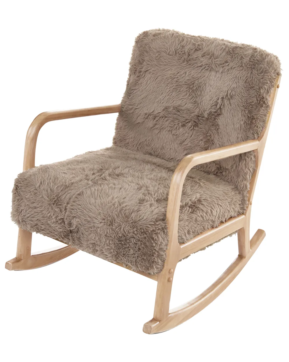 Schaukelsessel SKOVDE Webpelz Taupe_1098801