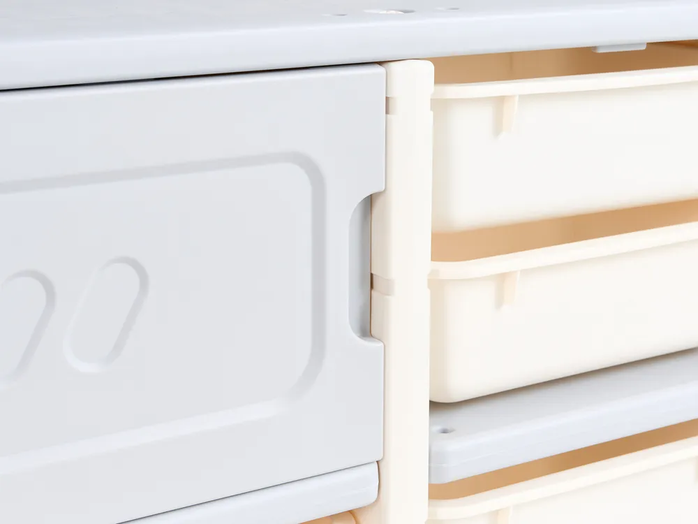 Toy Storage Organiser BULLI Truck 67 cm Beige_1123529