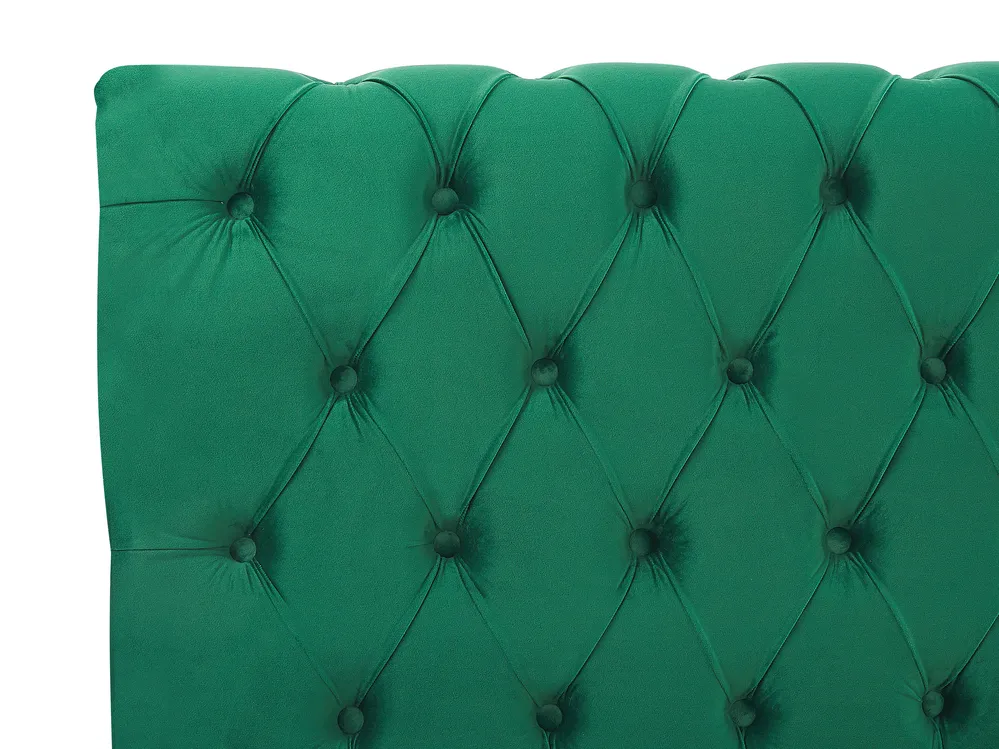 Krevet Samet AVALLON 160 x 200 cm Smaragd_729161