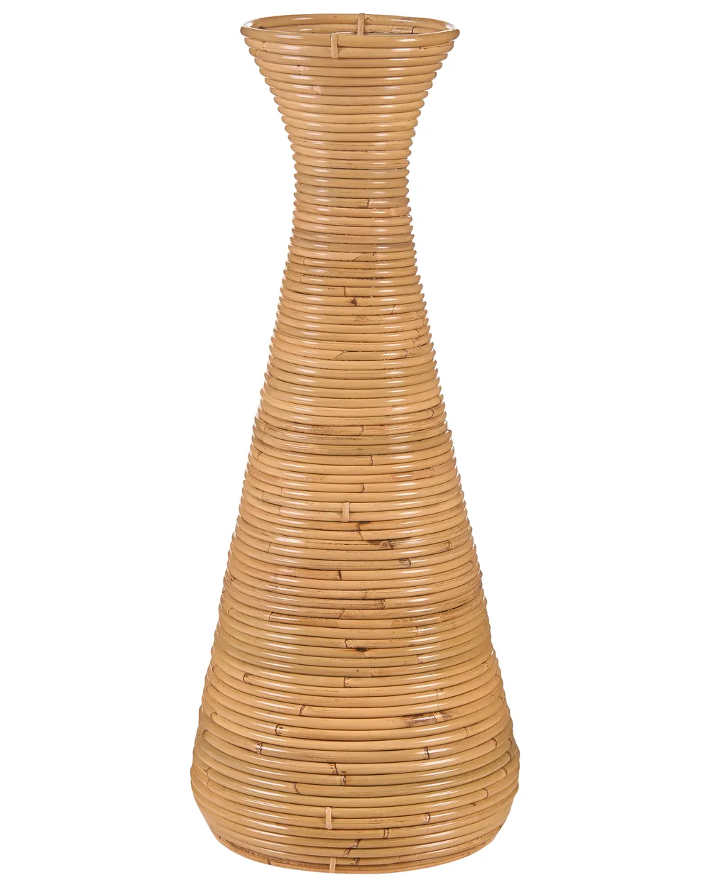 Dekovase NIDRI 70 cm Rattan Naturfarben
