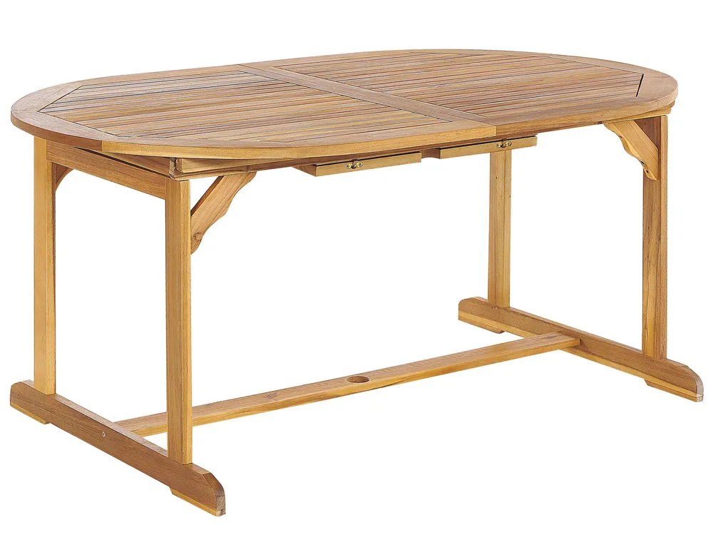 Gartenmöbel Set 8-Sitzer MAUI II inkl. Kissen Akazienholz Dunkelrot_926754