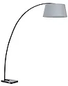 Stehlampe BENUE Metall Grau