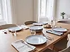 Dessertteller 8er Set JUNIPER Steinzeug Hellblau 21 cm