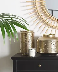 Laterne CORFU 25 cm Metall Gold_1177758
