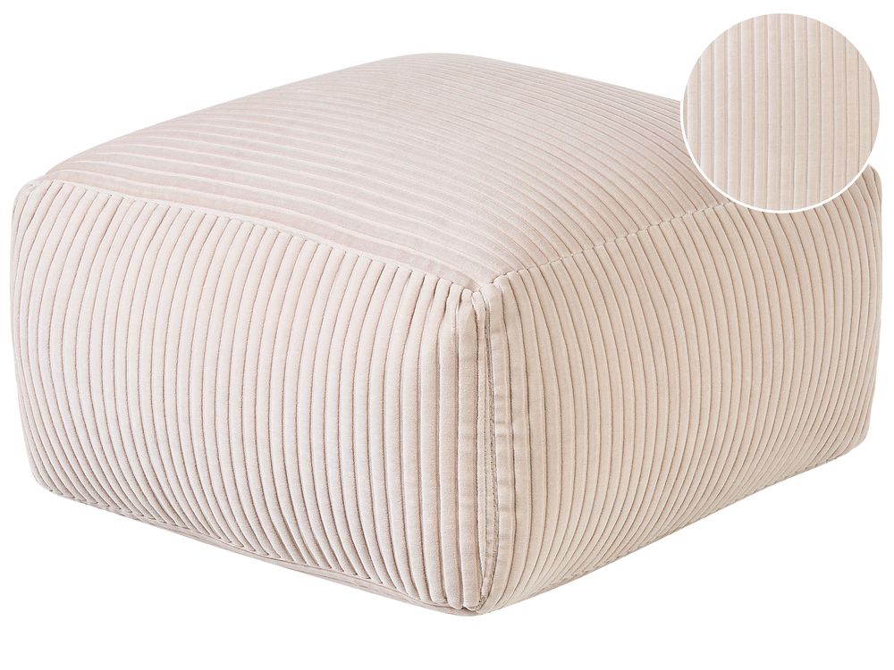Poef MUKKI Katoen Beige