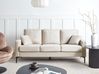 Sofa 3-Sitzer GAVLE Stoff Hellbeige