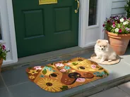 Fußmatte TIBIG Bunt 60 x 90 cm Hund Kokosfasern_1013209
