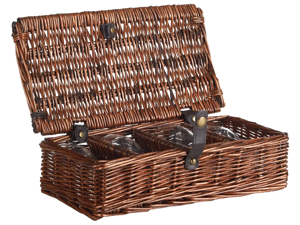 Picknickkorb PRUNEAU Geflecht Braun_964040
