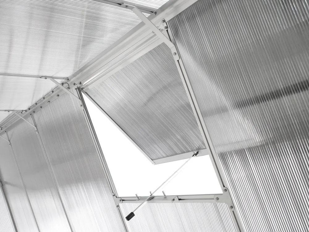 Garden Greenhouse APULIA 190 cm 315 cm Silver_1005330