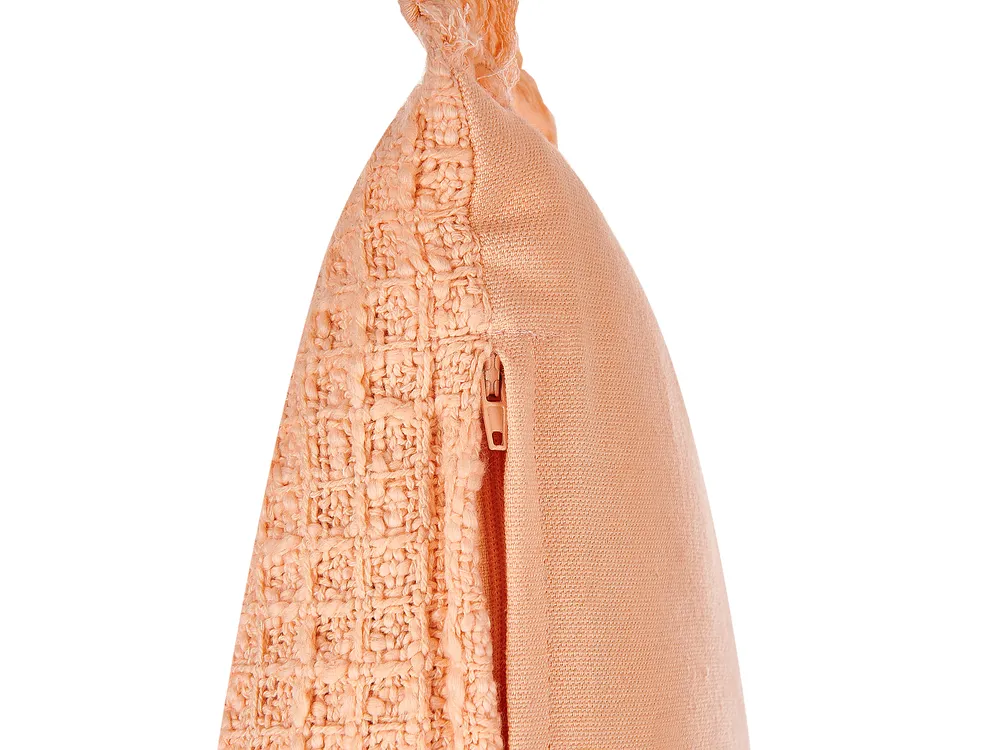 Dekokissen 2er Set TANSY 40 x 60 cm Baumwolle Orange Ohne Muster_936112