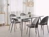 Esstisch SANTIAGO Grauer Betoneffekt 160 cm 80 cm