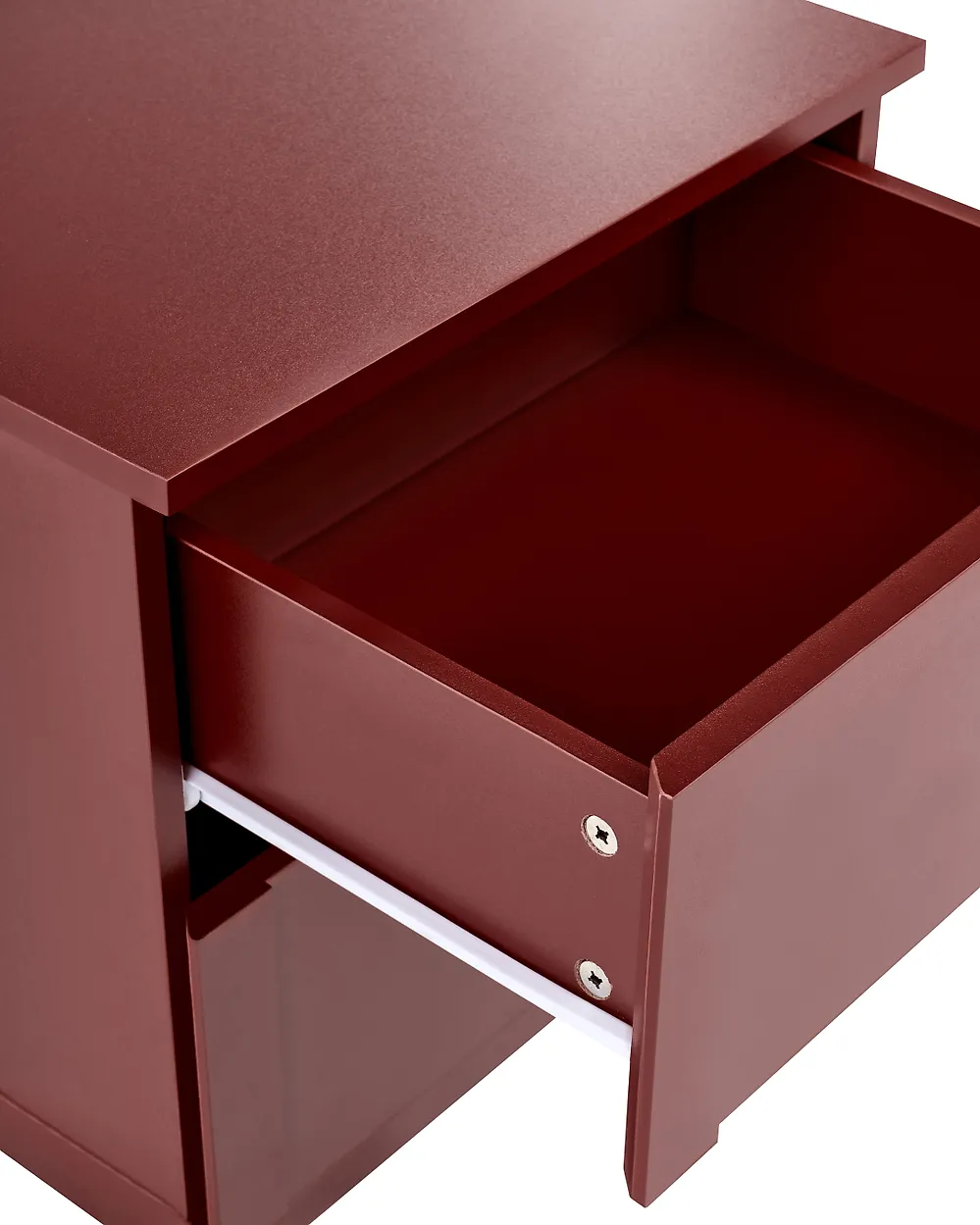 2 Drawer Bedside Table BOULIA Burgundy_1169424