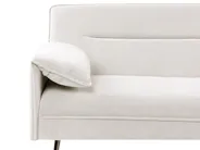 Schlafsofa 3-Sitzer VAYLA Stoff Cremeweiß_1056733