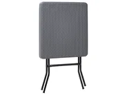 Bistro Set Folding TRAPPETO Grey_1033321