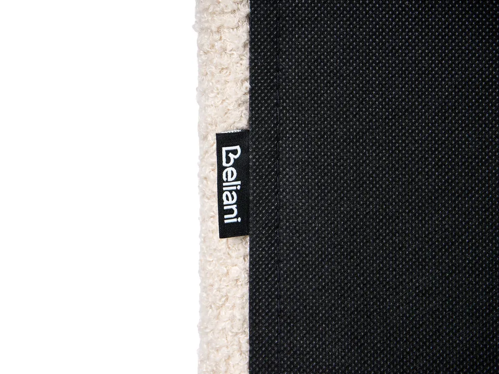 Ottoman Bed NANTERRE Boucle Beige 120 x 200 cm (EU Small Double)_1084463