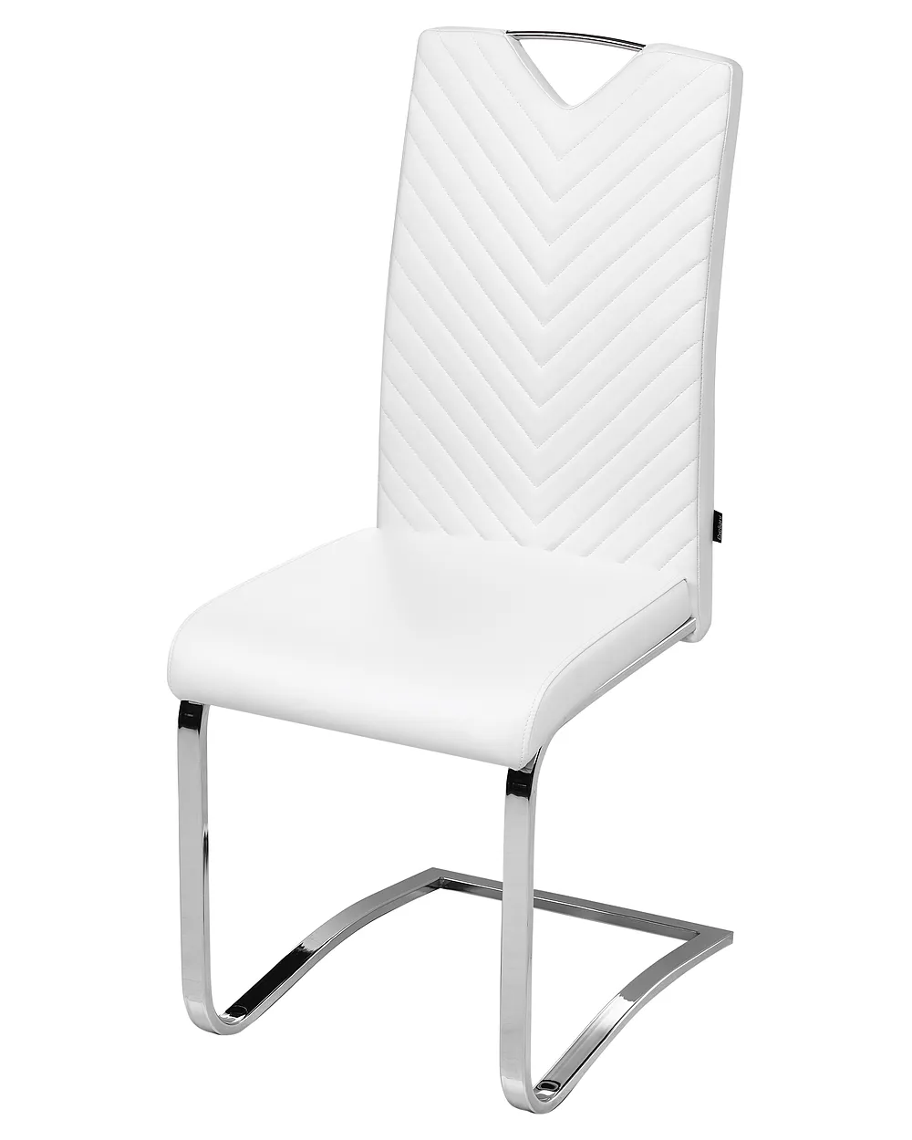 Set of 2 Dining Chairs PICKNES Faux Leather Off-White_1156951