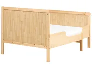 Mitwachsendes Kinderbett Kiefernholz MONTIGNY 90 x 200 cm Hellbraun_967032