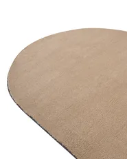 Shaggy-Teppich DEMRE Sandbeige 160 x 230 cm_1076879