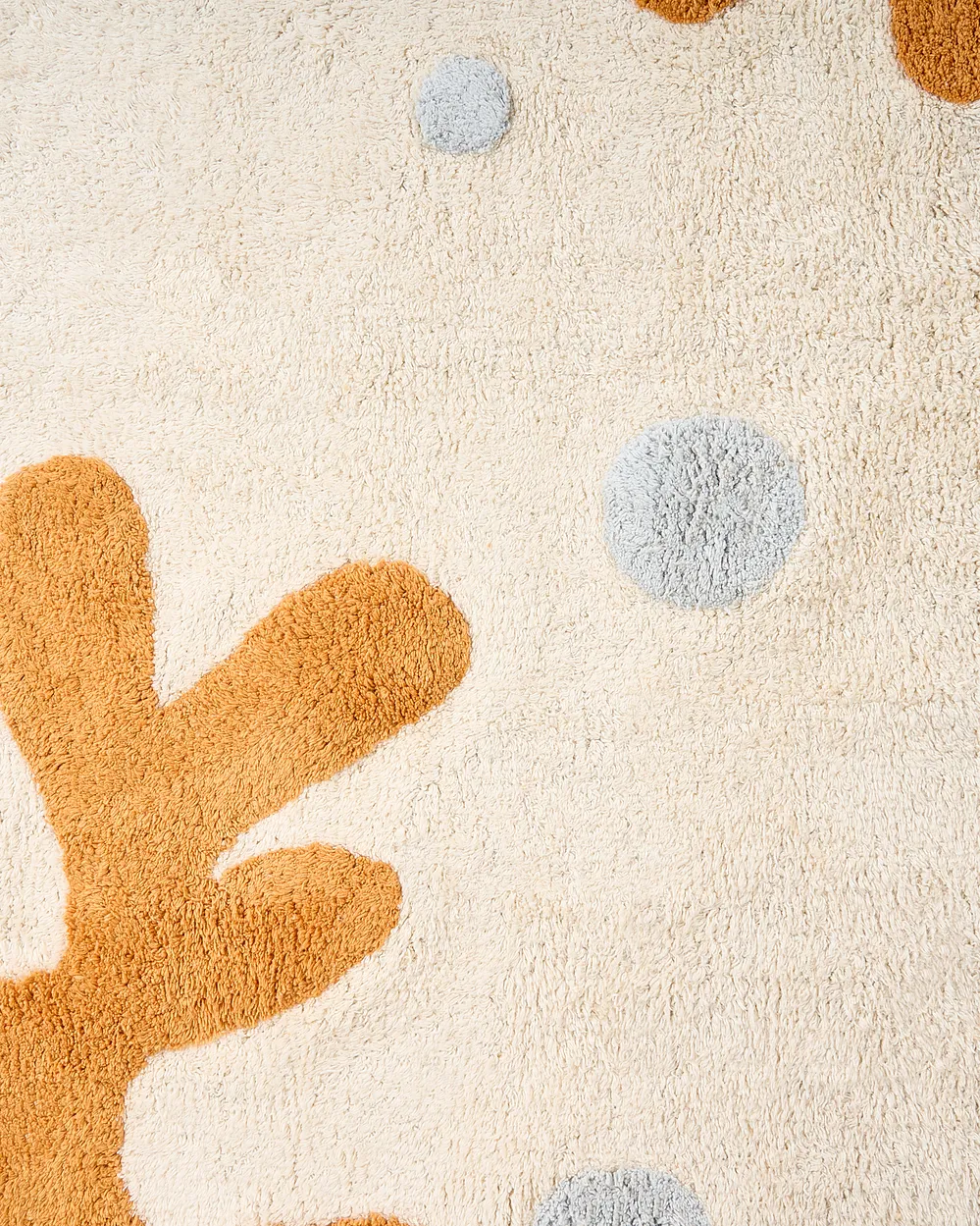 Kindervloerkleed JAJPUR  Lichtbeige 140 x 200 cm Katoen_1155050