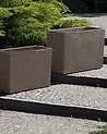 Blumenkübel EDESSA 80 cm Dunkelbraun