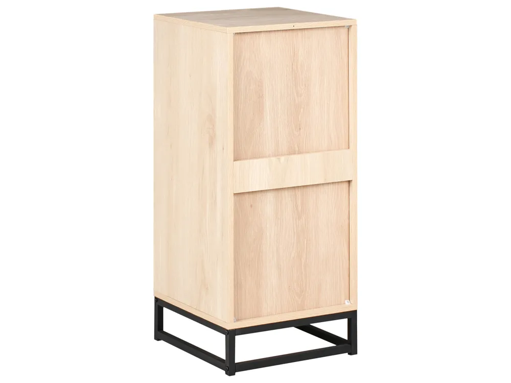 Kommode mit 4 Schubladen BOTWOOD Hellbraun_998699