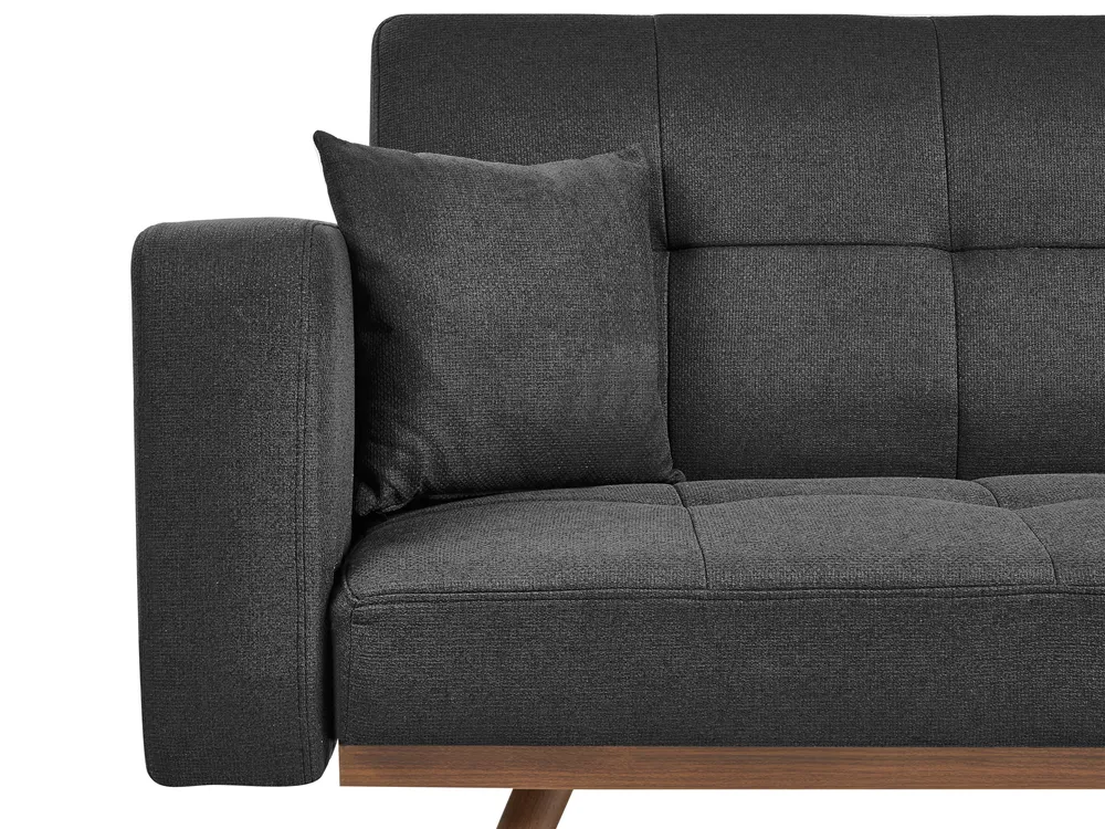 Schlafsofa 3-Sitzer HJULBY Schwarz_1030224