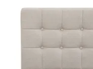 Bett verstellbar Stoff DUKE 90 x 200 cm Beige_734475