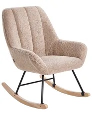 Schaukelsessel KINNO Bouclé Beige_974139