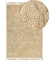 Rug SANLIURFA Beige 140 x 200 cm Cotton