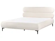 Bed Boucle LESSAY 180 x 200 cm (EU Super King) Off-White_982247