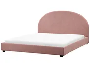 Waterbed Boucle VAUCLUSE 180 x 200 cm (EU Super King) Pastel Pink_976939