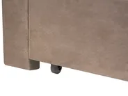 Bed with Storage Drawers LONZAC Velvet Taupe 160 x 200 cm (EU King Size)_1014850