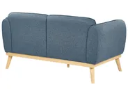 Sofa 2-Sitzer LJUNG Stoff Blau_1076429