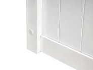 Bett mit Stauraum LAMBRES Kiefernholz Weiß 140 x 200 cm_985615