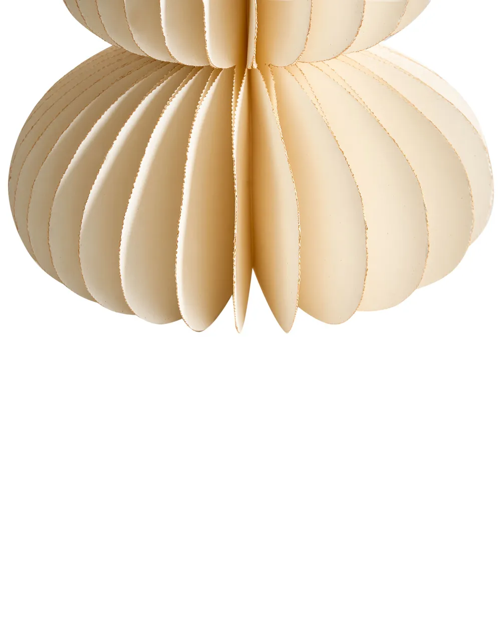Set of 6 Christmas Decorations RANELVA 14/19/25 cm Christmas Tree Brown/ Beige_1030459