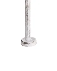 Regal PADUA 61 cm 156 cm Metall Weiß_791353