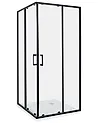 Shower Enclosure TELA 900 x 900 x 1850 mm Black