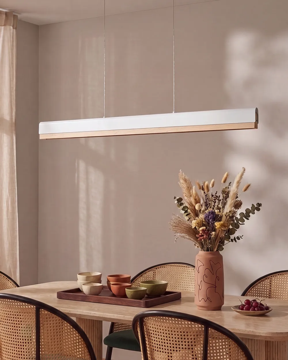 LED Hängeleuchte MARA Metall Weiß_1069495