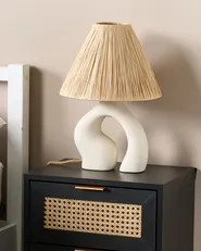 Tischlampe BARBAS Keramik Naturfarben_871535
