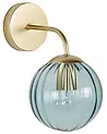 Wandlampe BOOMI Metall Blau