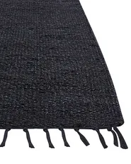 Teppich SINANKOY Schwarz 160 x 230 cm Jute_886735